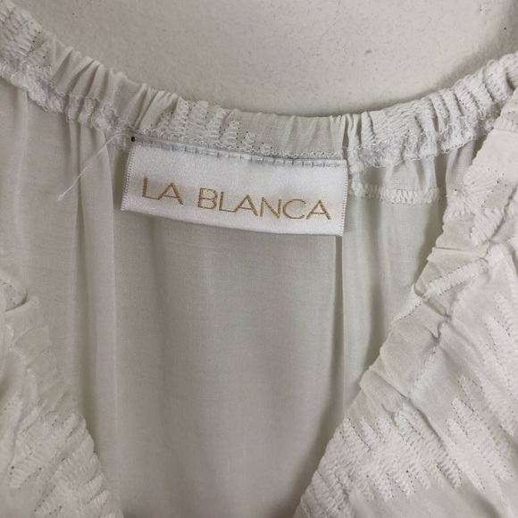 La Blanca White Swim Coverup Dress S - Picture 8 of 11